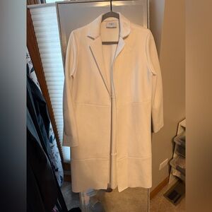 Zara Women's Off White Blazer Coat